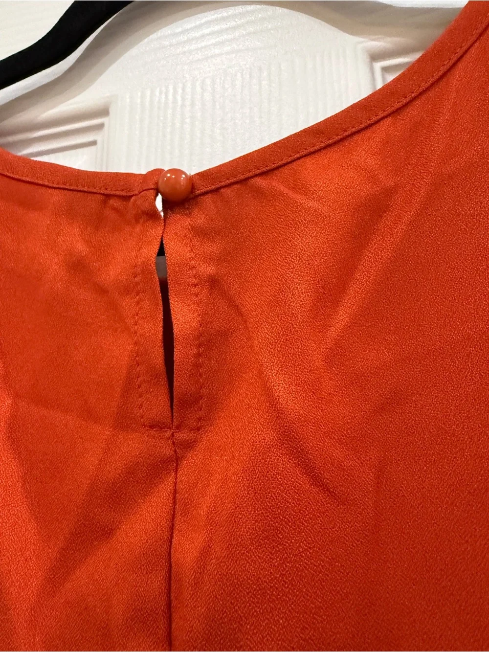 Burnt Orange Short Sleeve Blouse